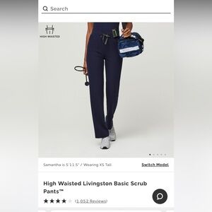 FIGS High Waisted Livingston Scrub Pants